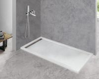 Душевой поддон низкий Cezares Tray TRAY-AS-AH-140/90-30-W прямоугольный литьевой мрамор 140x90 белый