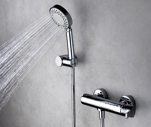 Смеситель для душа Wasserkraft Berkel 4802 настенный 
без термостата хром