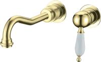Смеситель для раковины Boheme Tradizionale Oro 287 золото