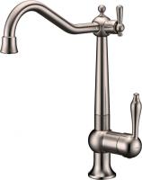 Смеситель для кухни Paulmark Retro Re213226-NI с подключением к фильтру никель