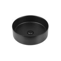 Раковина накладная круглая Vincea  VBS-316MB фарфор цвет черный матовый