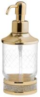 Диспенсер для мыла Boheme Royal Cristal 10929-G настольный золото