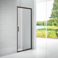 Душевая дверь Cezares Eco ECO-O-BF-1-120-C-NERO 121 см стекла прозрачные, профиль черный