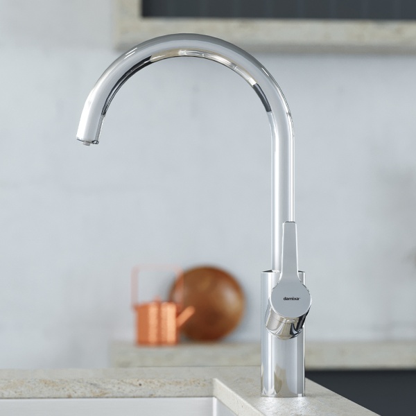 Смеситель для кухни Damixa Eclipse 310721000 с подключением к фильтру хром