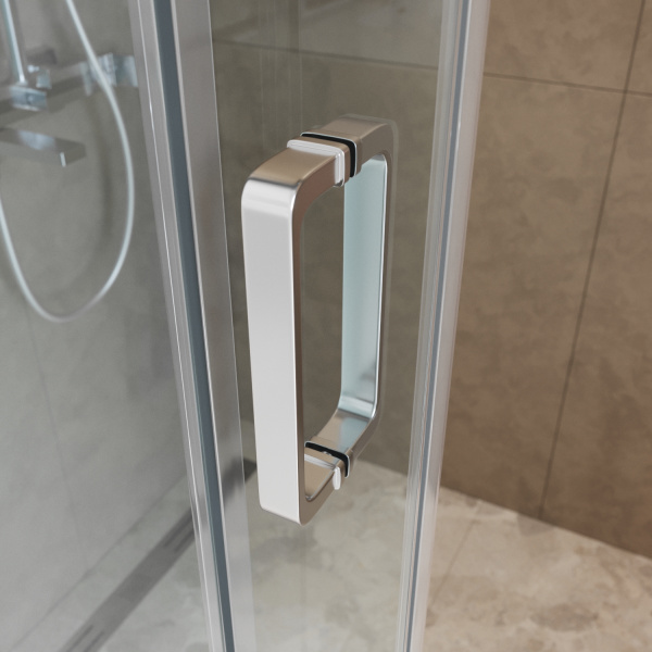 Душевая дверь BelBagno Soft Close-2 SOFT_CLOSE-2-BF-1-180-C-Cr 180 см стекла прозрачные, профиль хром