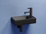 Раковина подвесная прямоугольная Ceramica Nova Element CN6051LMB фарфор цвет черный матовый