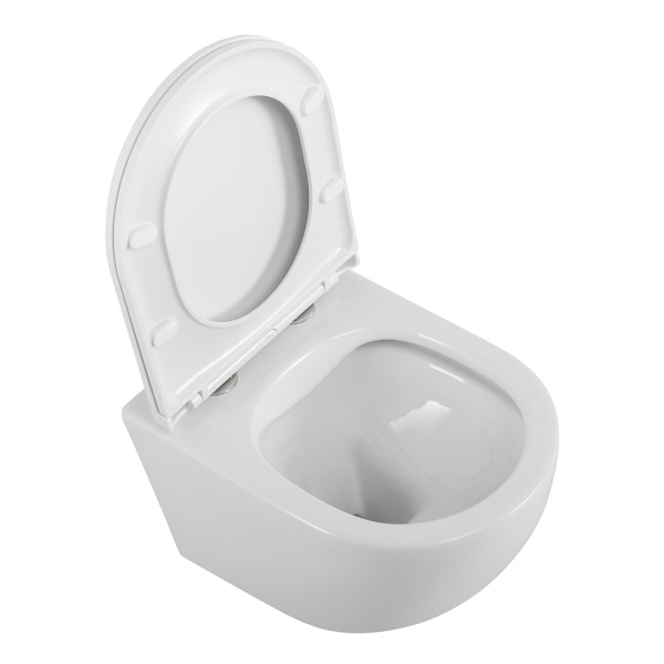 Унитаз подвесной BelBagno Uno BB3105CHR/SC Rimless фаянс белый