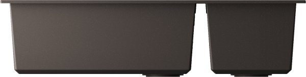 Кухонная мойка прямоугольная Omoikiri Tedori 86-2-LB 4997242 встраиваемая сверху коричевый матовый
