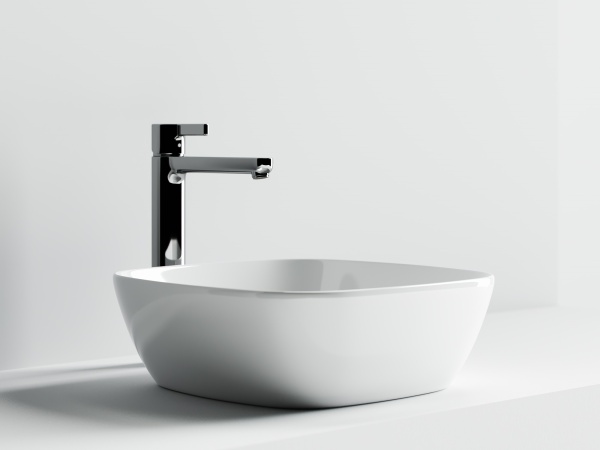 Раковина накладная квадратная  Ceramica Nova Element CN5006 фарфор цвет белый