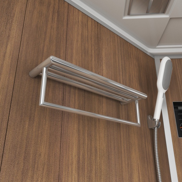 Душевая кабина с крышей Niagara Luxe 7717WD пятиугольная   стекла , профиль хром