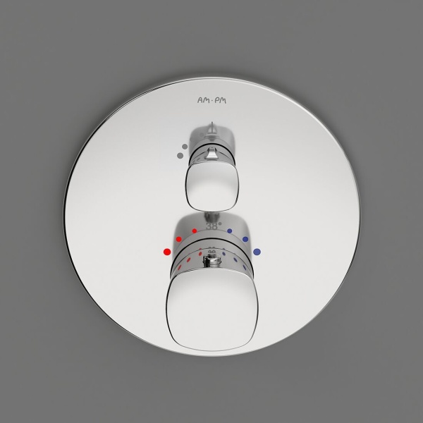 Смеситель для душа Am.Pm Spirit V2.1 F71A85500 встраиваемый в стену 
с термостатом хром