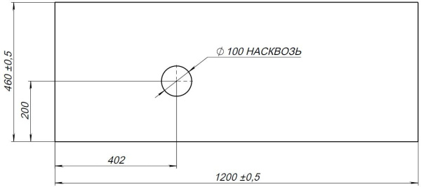 Столешница для ванной Allen Brau Infinity 1.21015.G-S 120 см керамогранит, цвет серый