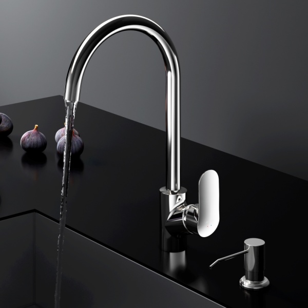 Смеситель для кухни Am.Pm Like F8007D00 без подключения к фильтру хром