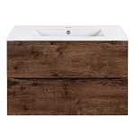 Тумба  подвесная Vincea Mia Slim VMC-2MC800S1RW 80 см  2 ящика цвет R.Wood 