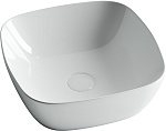 Раковина накладная квадратная  Ceramica Nova Element CN5006 фарфор цвет белый