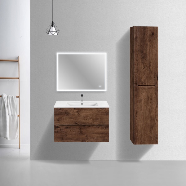 Тумба  подвесная Vincea Mia Slim VMC-2MC800S1RW 80 см  2 ящика цвет R.Wood 