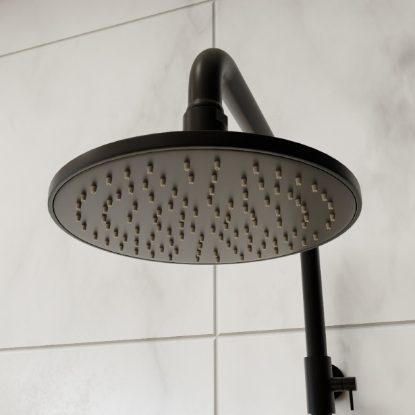 Душевая система со смесителем RGW Shower Panels 51140131-04 монтаж настенная без термостата черный