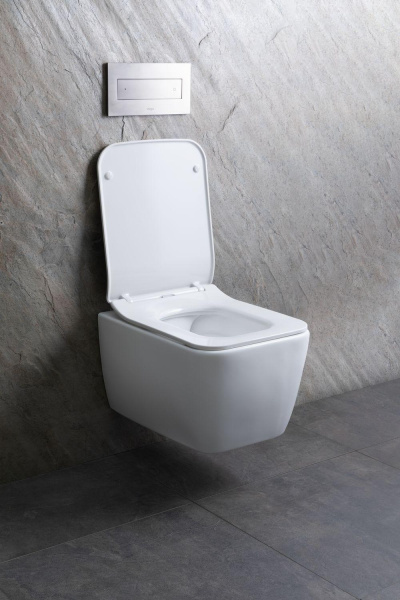 Унитаз подвесной Allen Brau Liberty 4.33007.21 каскадный керамика белый