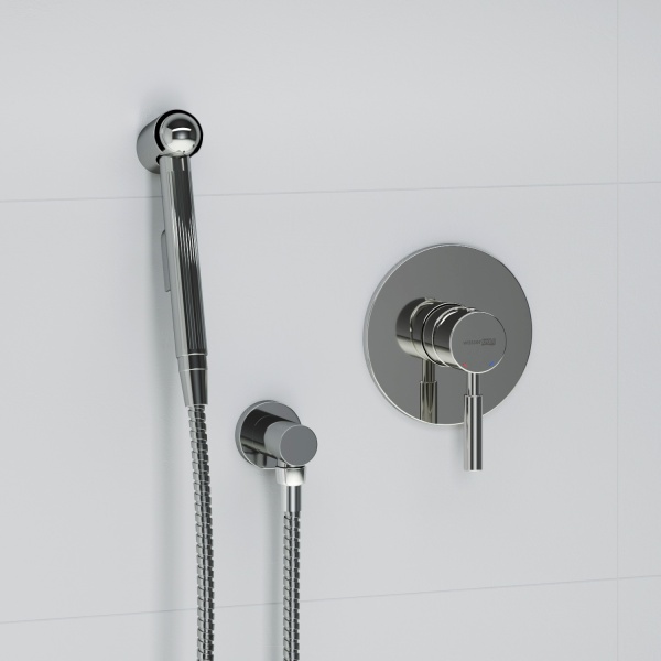 Гигиенический душ Wasserkraft Main A14156 встраиваемый в стену хром