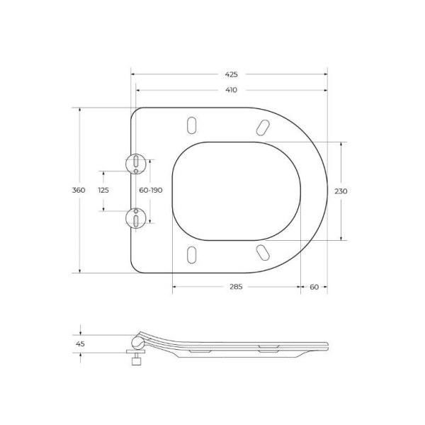 Крышка-сиденье BelBagno  BB070SC цвет белый