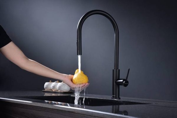 Смеситель для кухни Paulmark Senso Se215180-AN без подключения к фильтру антрацит