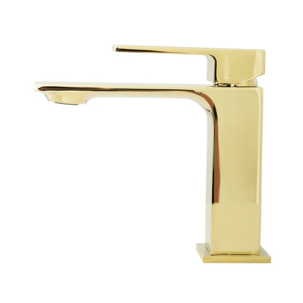 Смеситель для раковины BelBagno Luce LUC-LVM-ORO золото
