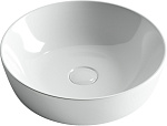 Раковина накладная круглая Ceramica Nova Element CN6013 фарфор цвет белый