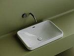 Раковина встраиваемая сверху прямоугольная Ceramica Nova Element CN5041 фарфор цвет белый