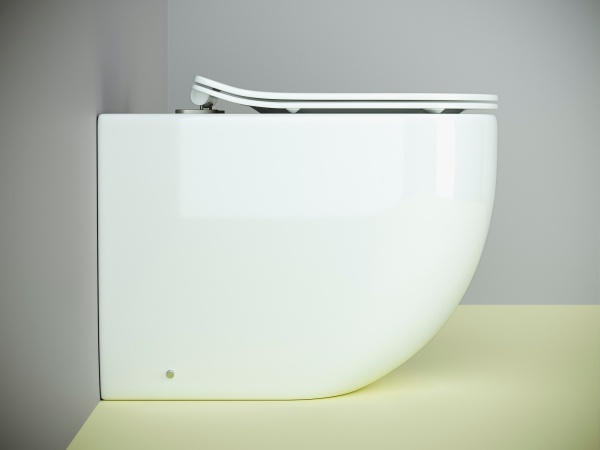 Унитаз приставной Ceramica Nova Metropol CN4004 Rimless фарфор белый