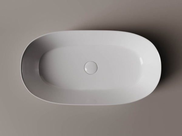 Раковина накладная овальная Ceramica Nova Element CN5022 фарфор цвет белый