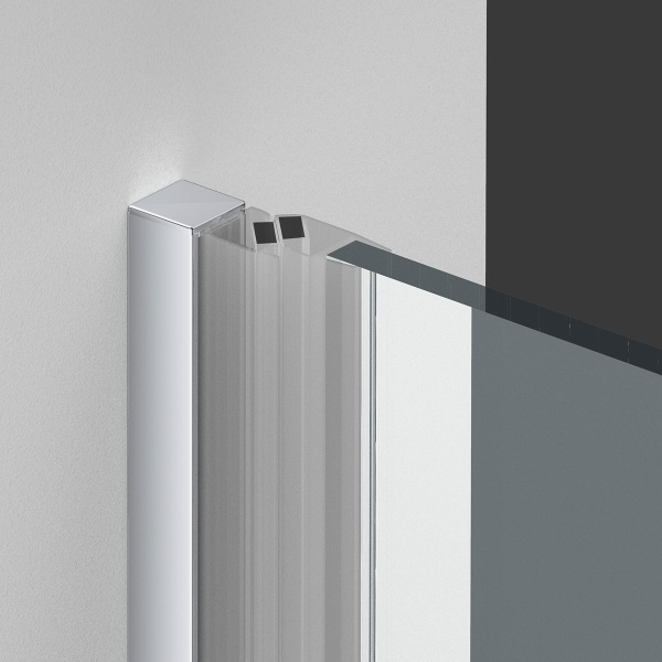 Душевая дверь Vincea Alpha VDP-3AL700CLB 70 см стекла прозрачные, профиль черный матовый