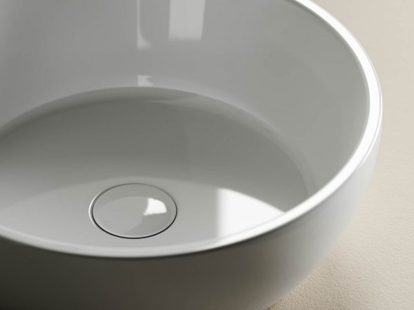 Раковина накладная круглая Ceramica Nova Element CN6021 фарфор цвет белый