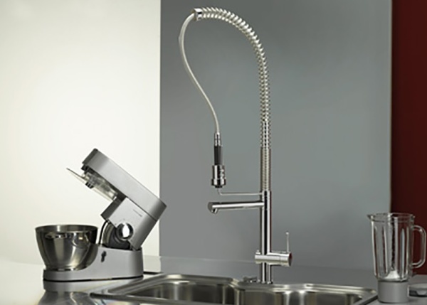 Смеситель для кухни Webert Springy SN921402015 с подключением к фильтру хром