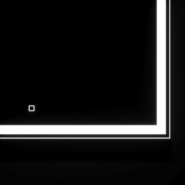 Зеркало для ванной комнаты Vincea  VLM-2C800 80x60 с подсветкой