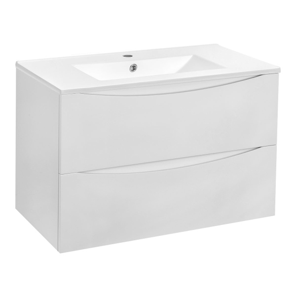 Тумба  подвесная Vincea Mia VMC-2MC800GW 80 см  2 ящика цвет G.White 