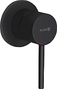 Смеситель для душа Kludi Bozz 389253976 встраиваемый в стену 
без термостата черный матовый
