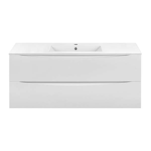 Тумба  подвесная Vincea Mia VMC-2MC120GW 120 см  2 ящика цвет G.White 