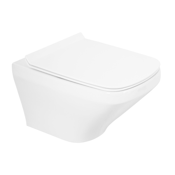 Унитаз подвесной BelBagno Sela BB3201CHR Rimless фаянс белый