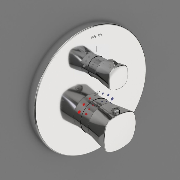 Смеситель для душа Am.Pm Spirit V2.1 F71A85500 встраиваемый в стену 
с термостатом хром