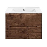 Тумба  подвесная Vincea Mia Slim VMC-2MC700S1RW 70 см  2 ящика цвет R.Wood 