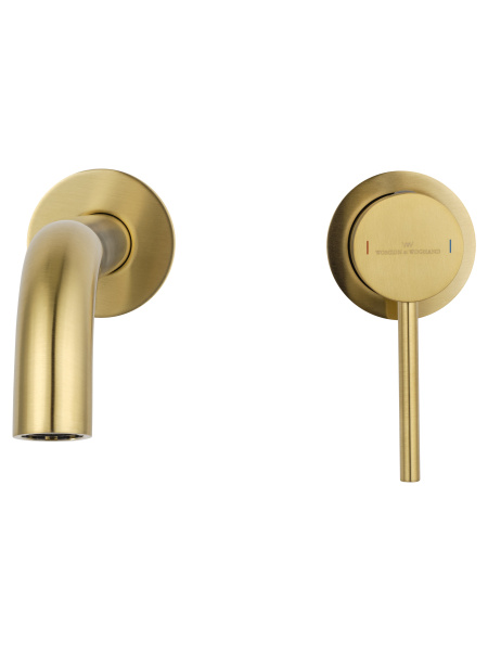Смеситель для раковины Wonzon &amp; Woghand Stick WW-88869017-BG брашированное золото