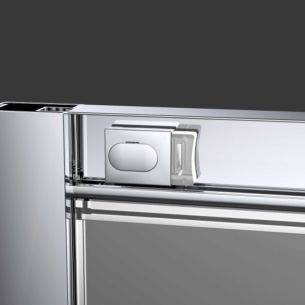 Душевая дверь Vincea Alpha VDS-3AL120CLB 120 см стекла прозрачные, профиль черный