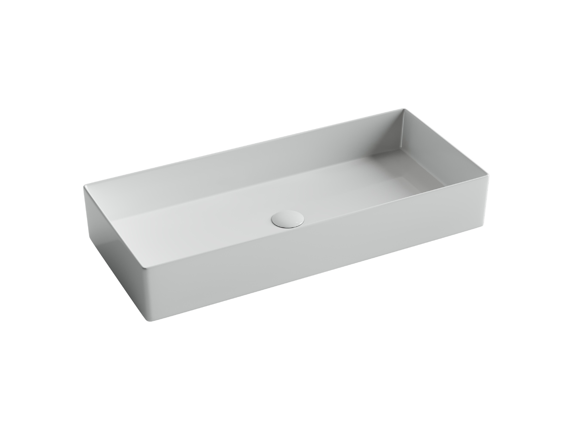 Раковина накладная прямоугольная Ceramica Nova Element CN6072 фарфор цвет белый