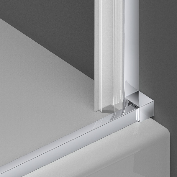 Душевая дверь Vincea Alpha VDP-3AL700CLB 70 см стекла прозрачные, профиль черный матовый