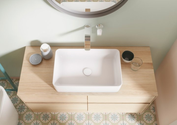 Донный клапан универсальный Villeroy & Boch 68080001 латунь/керамика белый