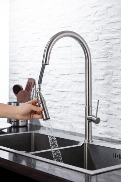 Смеситель для кухни Allen Brau  5.60002-SS без подключения к фильтру хром