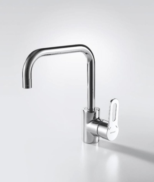 Смеситель для кухни Bravat Stream-D F737163C-2 без подключения к фильтру хром