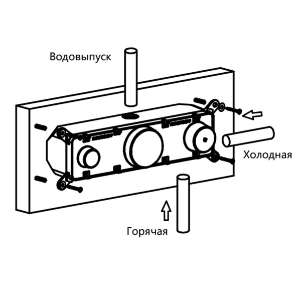 Смеситель для душа Vincea  VSCV-422TBG  
 золото