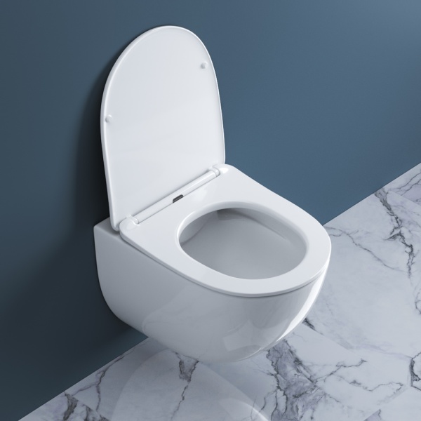 Унитаз подвесной BelBagno Amanda BB051CHR Rimless фаянс белый
