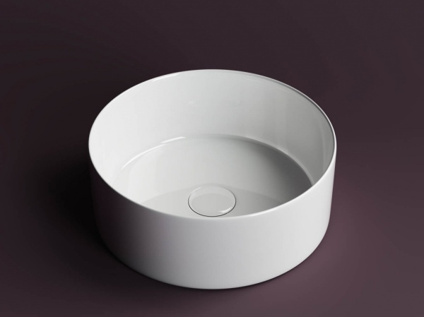 Раковина накладная круглая Ceramica Nova Element CN6032 фарфор цвет белый